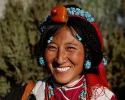 Smiling Tibetan Woman