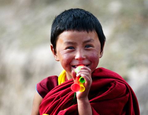 Smiling Little Lama