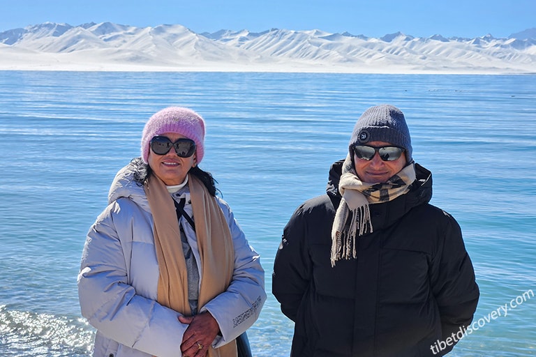 Our Guests from Sngapore from USA Visiting Namtso Lake in November Our Guests from Sngapore from USA Visiting Namtso Lake in November