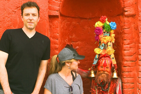 Adam and Lori from USA visited Nepal, tour made by Jack