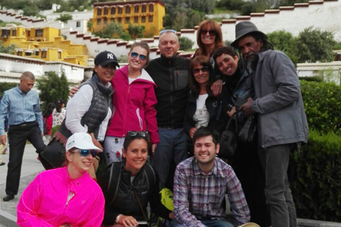 Our customer Silvia's group visited Potala Palace, tour made by Wonder