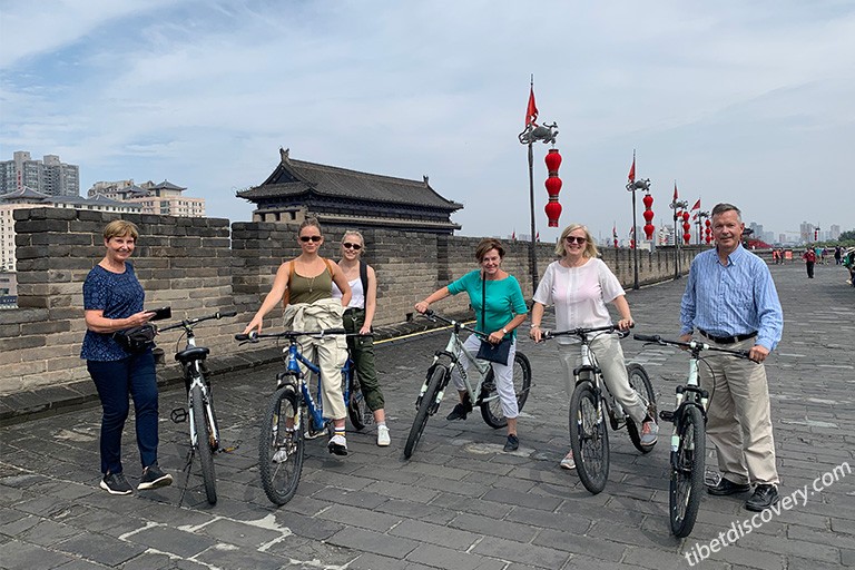 Our guests from USA Riding on the Ancient City Wall Our guests from USA Riding on the Ancient City Wall