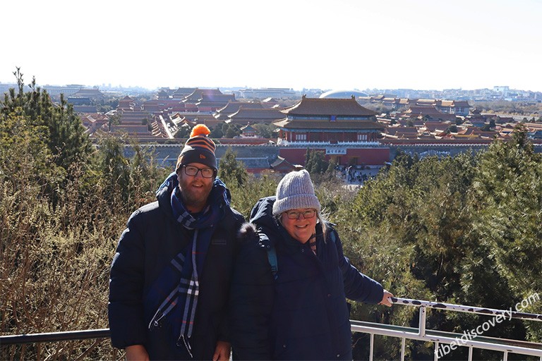 Our guests Josh's group from Australia enjoyed panoramic view of Forbidden City from Jinshan Park in December, 2025 Our guests Josh's group from Australia enjoyed panoramic view of Forbidden City from Jinshan Park in December, 2025
