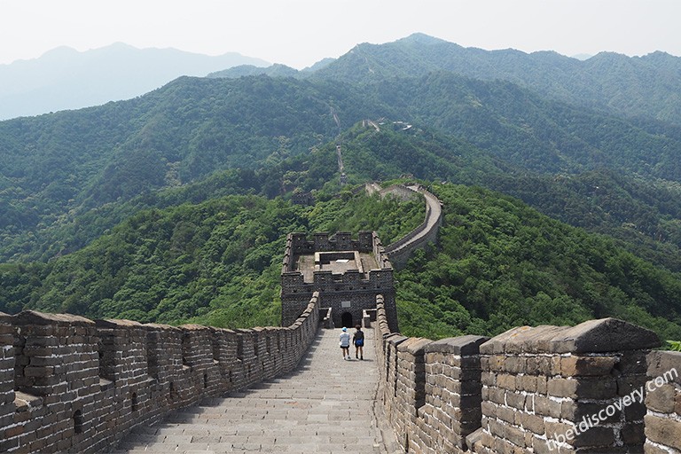 Hiking on the beautiful Mutianyu Great Wall Hiking on the beautiful Mutianyu Great Wall