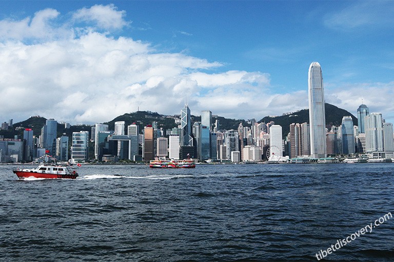 Admire Iconic Hong Kong skyline along Victoria Harbour Admire Iconic Hong Kong skyline along Victoria Harbour