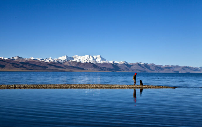 Tibet Photo - Namtso Lake