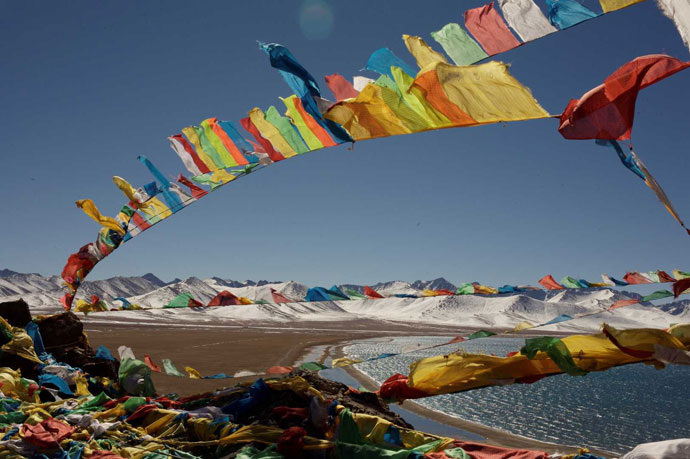 Tibet Photo - Namtso Lake