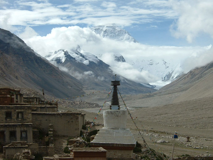 Tibet Photo - Rongpuk Monastery