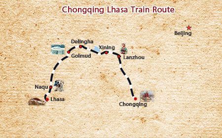 Chongqing Lhasa Train