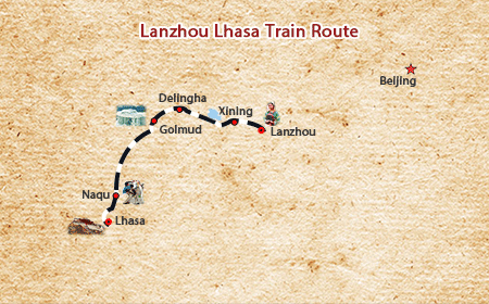 Lanzhou Lhasa Train